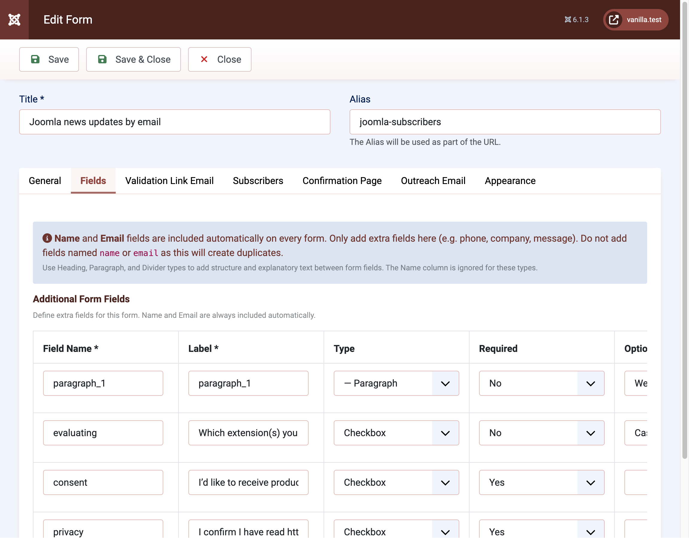 Verified Forms