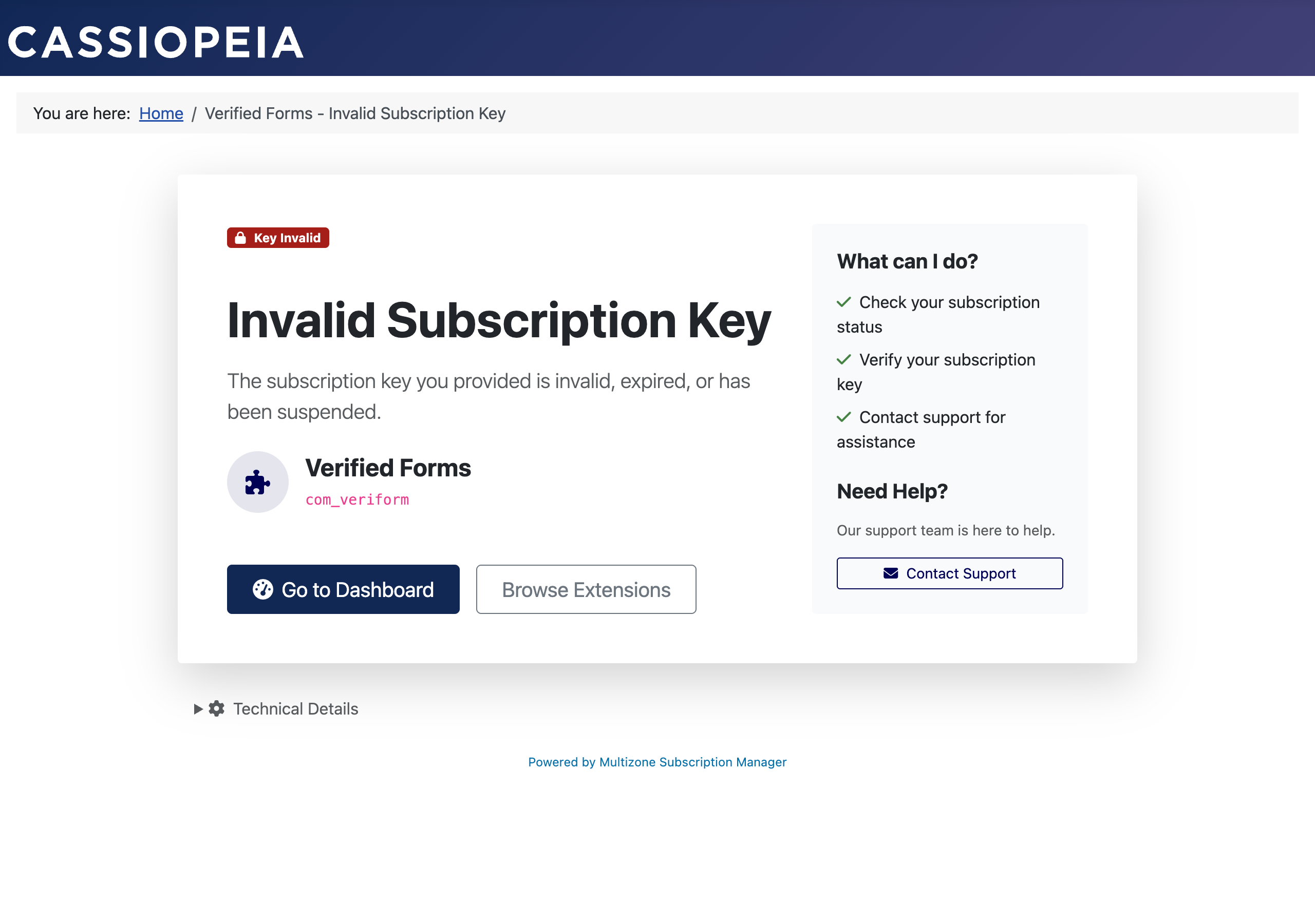 Subscriptions Manager